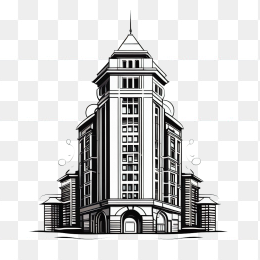 手绘建筑