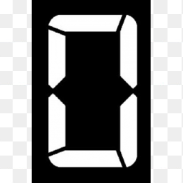 黑色背景数字0