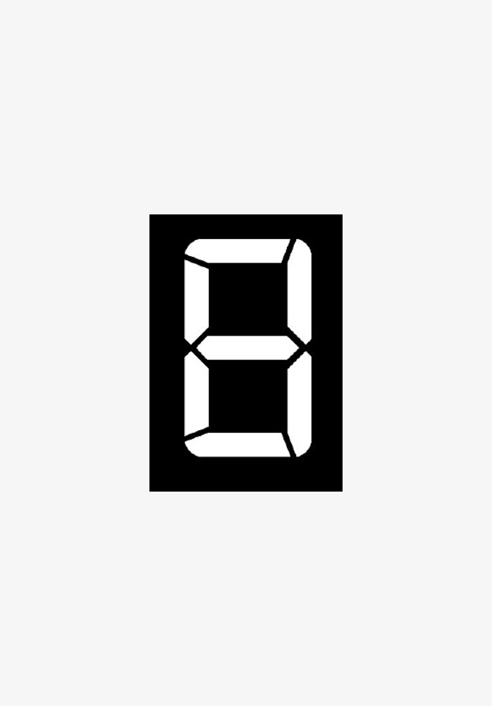 黑色背景数字8