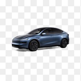 新款蓝色特斯拉Model Y