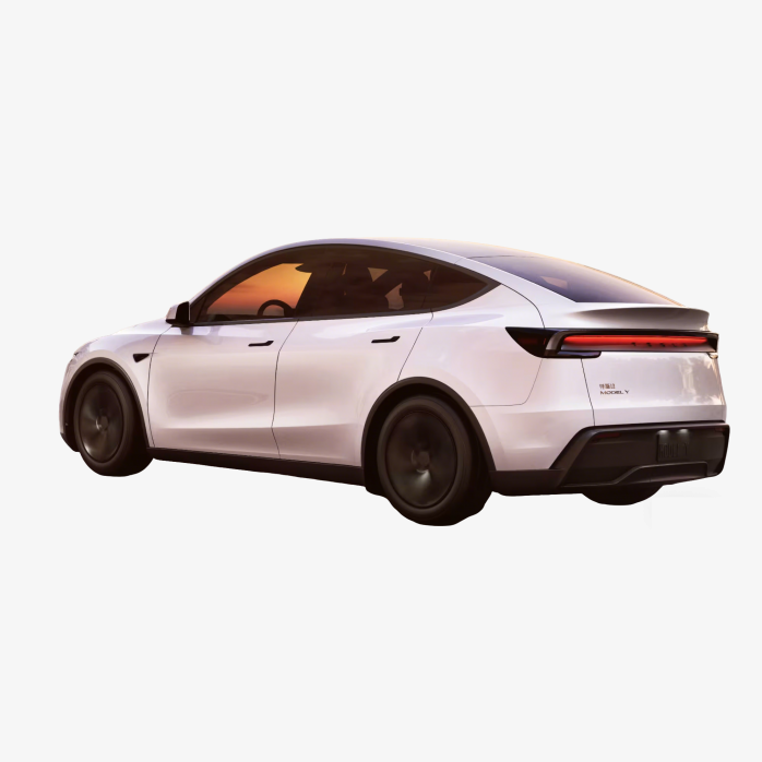 新款白色特斯拉Model Y