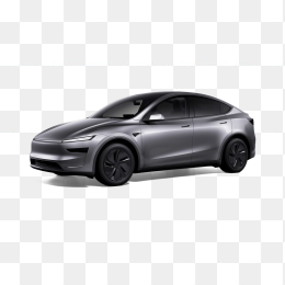 新款灰色特斯拉Model Y