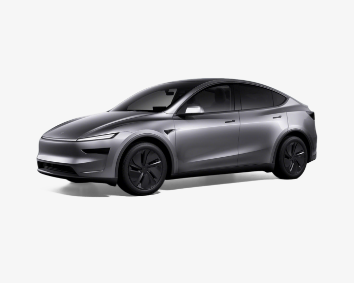 新款灰色特斯拉Model Y