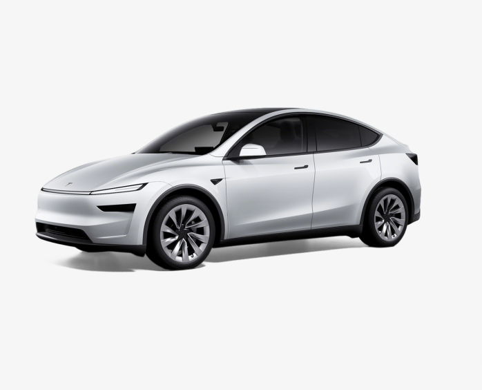 新款白色特斯拉Model Y