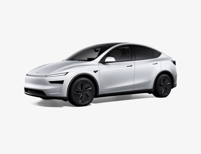 新款白色特斯拉Model Y