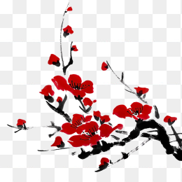 快图网独家原创手绘腊梅绘画
