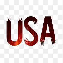快图网原创USA美国艺术字