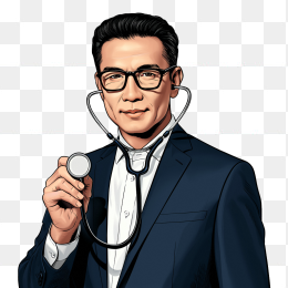 原创手绘男医生