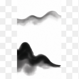 原创手绘水墨中国风山水画