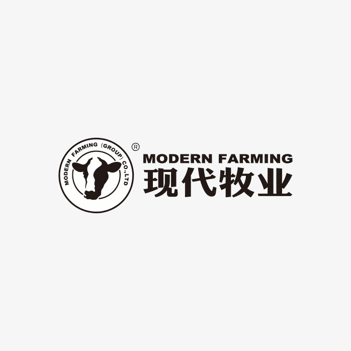 现代牧业logo