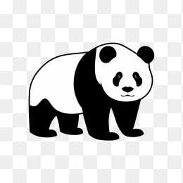 快图网原创手绘熊猫logo