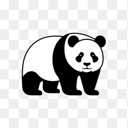 快图网原创手绘熊猫logo