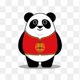 快图网原创手绘熊猫logo