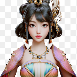快图网原创3D游戏美女人物