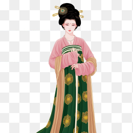 快图网原创手绘古装美女