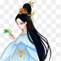 快图网原创手绘古装美女