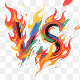 快图网原创火焰VS字体