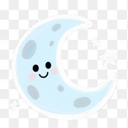快图网原创卡通月亮