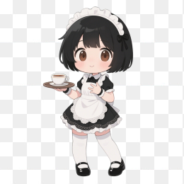 快图网原创卡通可爱动漫女孩