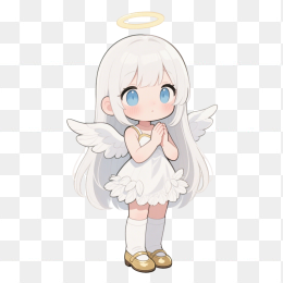 快图网原创卡通可爱动漫美少女