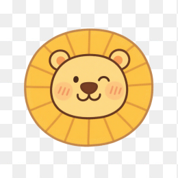 快图网原创卡通可爱狮子logo