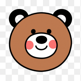 快图网原创卡通棕熊logo