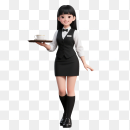 快图网原创3D服务员