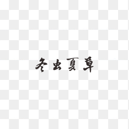 冬虫夏草香烟logo