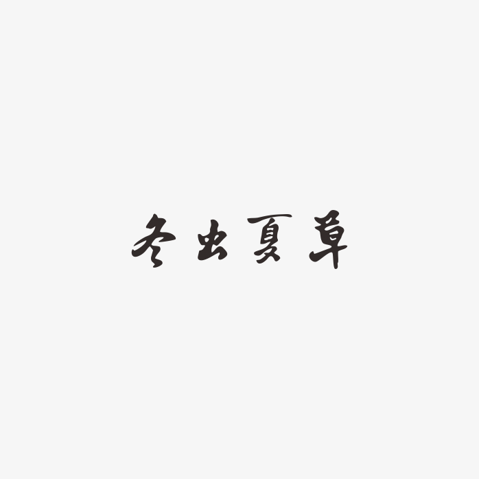 冬虫夏草香烟logo