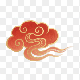 快图网原创手绘中国风祥云