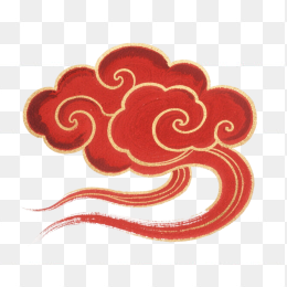 快图网原创手绘中国风祥云