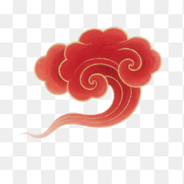 快图网原创手绘中国风祥云