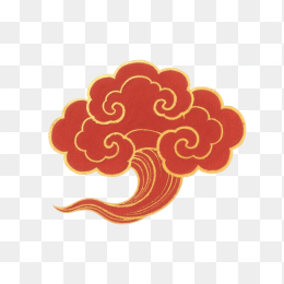 快图网原创手绘中国风祥云