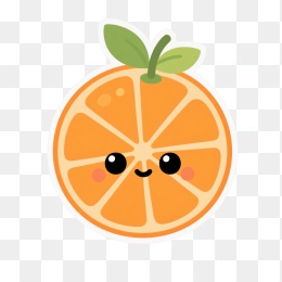 快图网原创卡通橙子