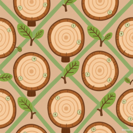 快图网原创植物平铺背景