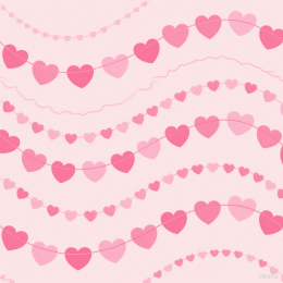 快图网原创爱心平铺背景