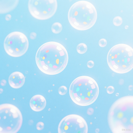 快图网原创气泡平铺背景