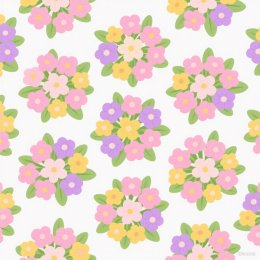 快图网原创花朵平铺背景