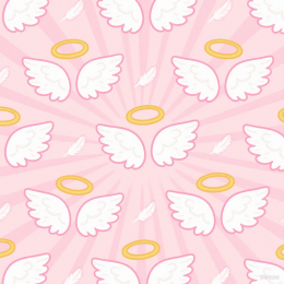 快图网原创翅膀平铺背景