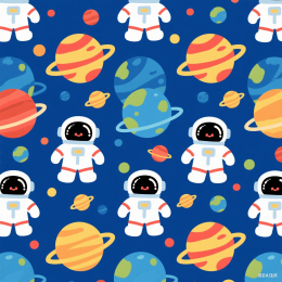 快图网原创星球平铺背景