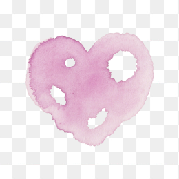 快图网原创手绘水墨爱心