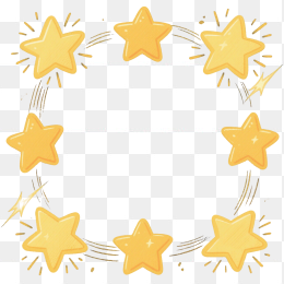 快图网原创卡通星星边框