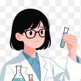 快图网原创卡通化学老师