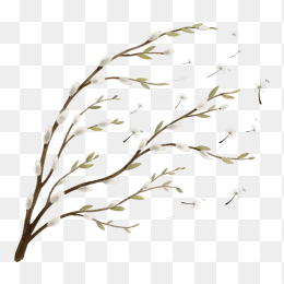 快图网原创手绘春天植物