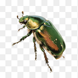 快图网原创手绘金花金龟