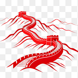 快图网原创矢量长城