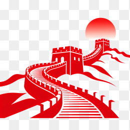 快图网原创矢量长城