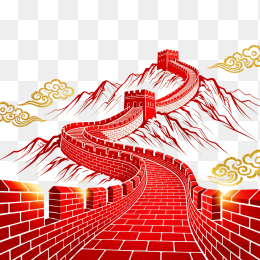 快图网原创手绘长城