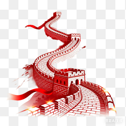 快图网原创矢量长城