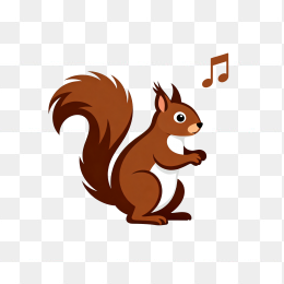 快图网原创松鼠听音乐